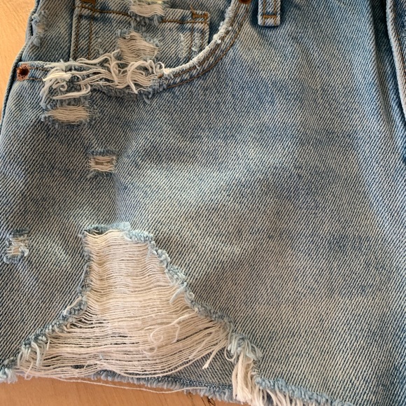 Abercrombie Jean Shorts size 4 - Picture 4 of 5